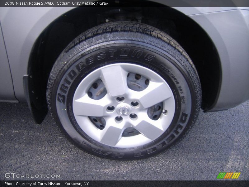 Gotham Gray Metallic / Gray 2008 Nissan Rogue S AWD