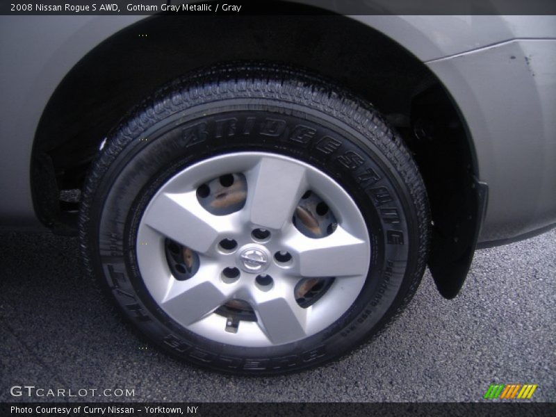 Gotham Gray Metallic / Gray 2008 Nissan Rogue S AWD