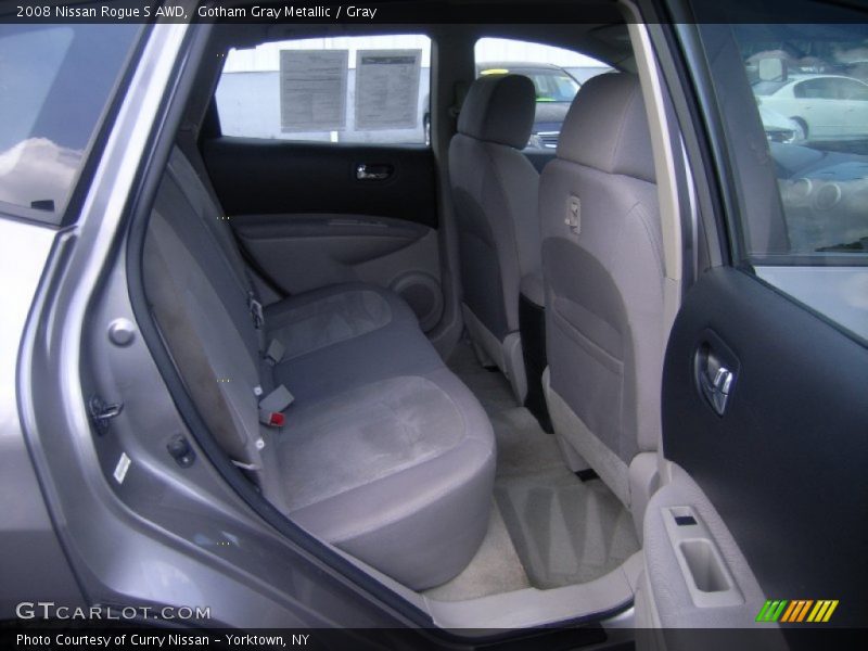 Gotham Gray Metallic / Gray 2008 Nissan Rogue S AWD