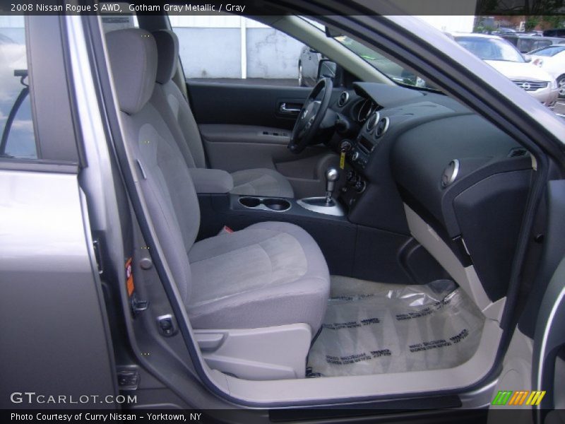 Gotham Gray Metallic / Gray 2008 Nissan Rogue S AWD
