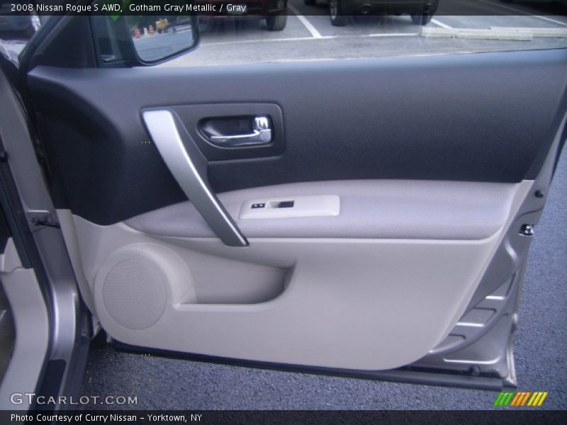 Gotham Gray Metallic / Gray 2008 Nissan Rogue S AWD