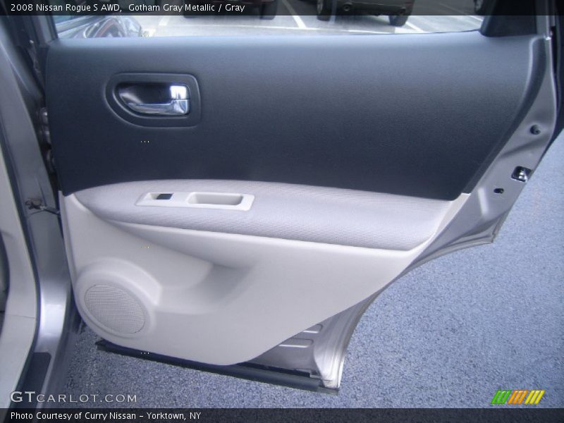 Gotham Gray Metallic / Gray 2008 Nissan Rogue S AWD