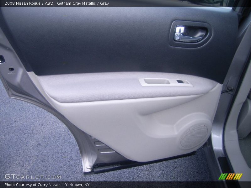 Gotham Gray Metallic / Gray 2008 Nissan Rogue S AWD
