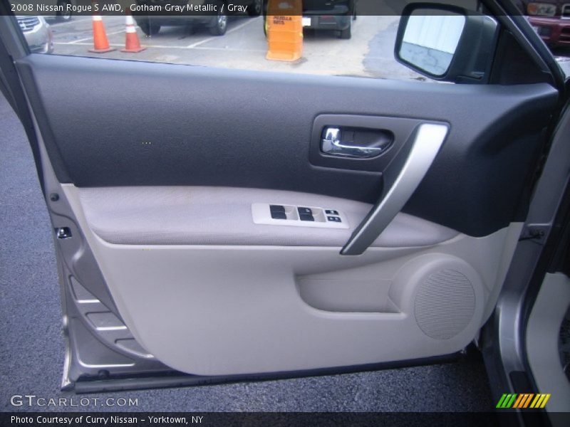 Gotham Gray Metallic / Gray 2008 Nissan Rogue S AWD