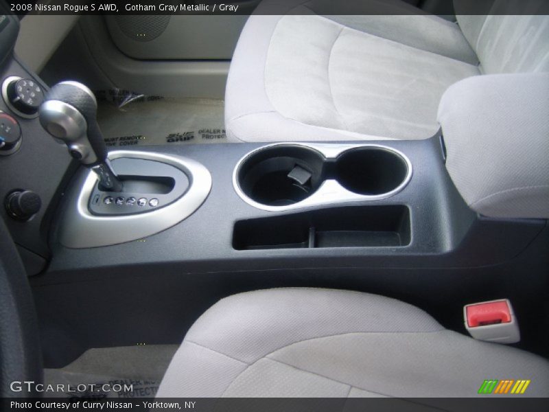 Gotham Gray Metallic / Gray 2008 Nissan Rogue S AWD