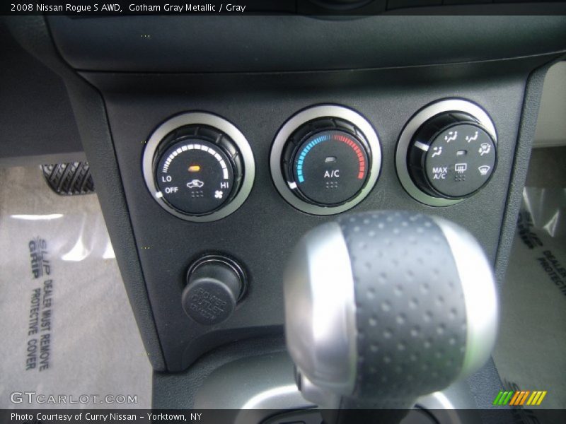 Gotham Gray Metallic / Gray 2008 Nissan Rogue S AWD
