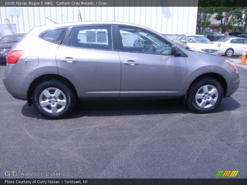 Gotham Gray Metallic / Gray 2008 Nissan Rogue S AWD