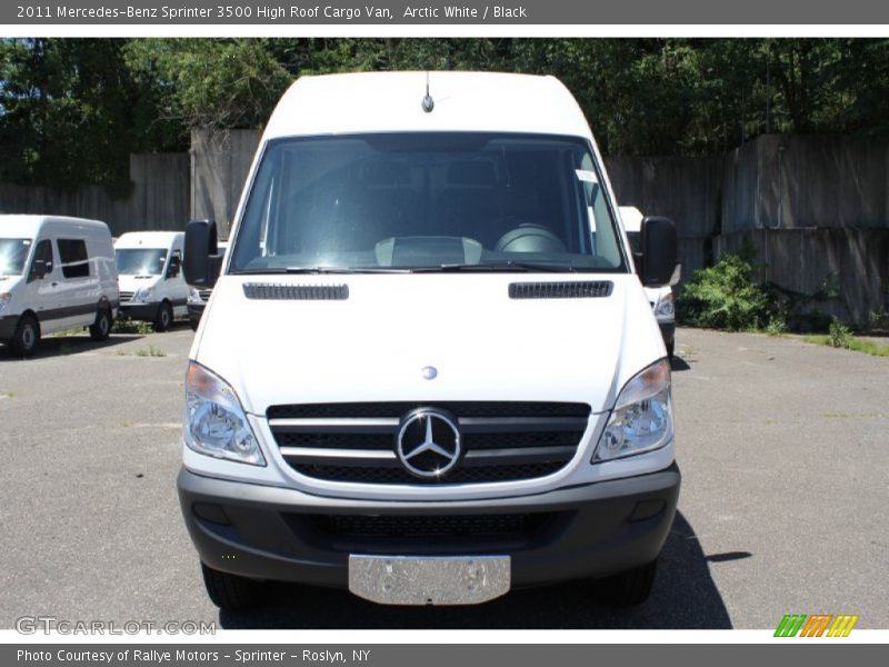 Arctic White / Black 2011 Mercedes-Benz Sprinter 3500 High Roof Cargo Van