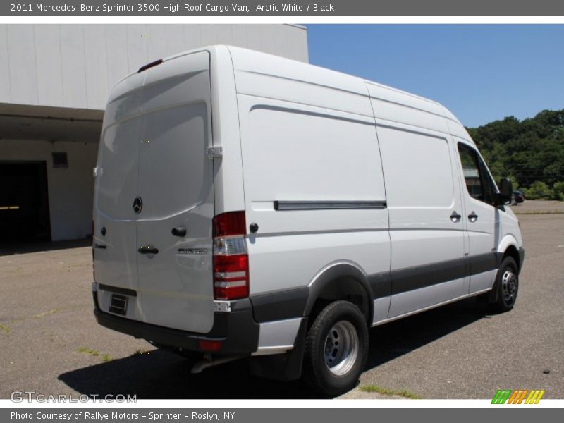 Arctic White / Black 2011 Mercedes-Benz Sprinter 3500 High Roof Cargo Van