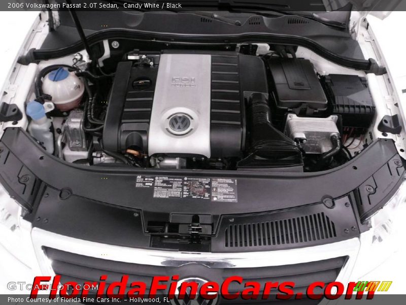 Candy White / Black 2006 Volkswagen Passat 2.0T Sedan