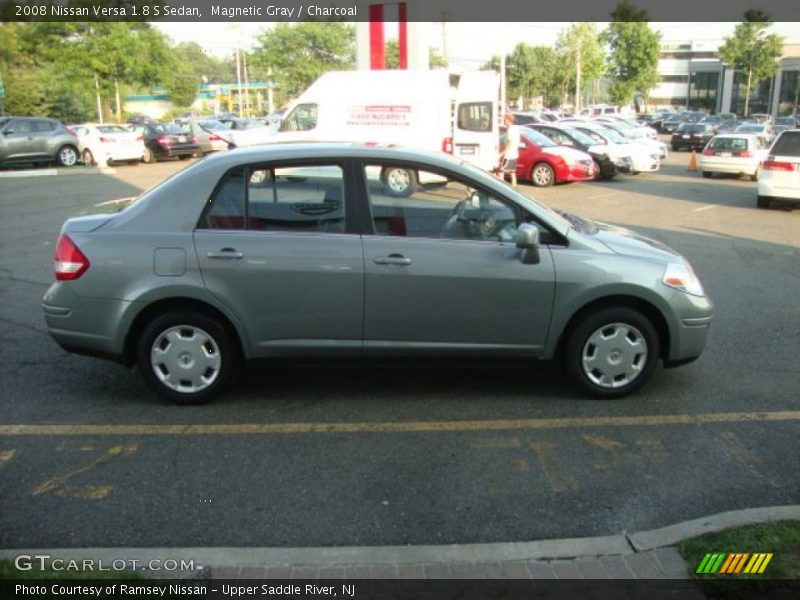 Magnetic Gray / Charcoal 2008 Nissan Versa 1.8 S Sedan