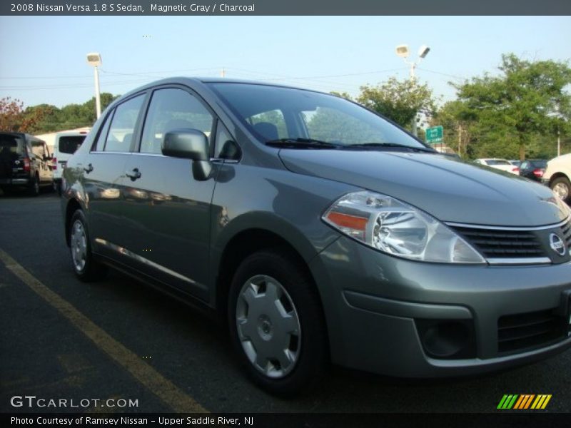 Magnetic Gray / Charcoal 2008 Nissan Versa 1.8 S Sedan