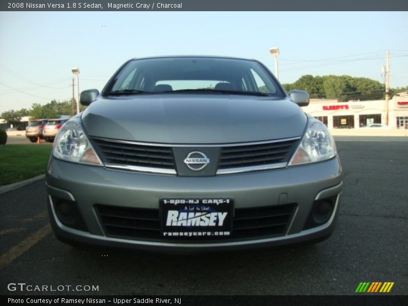 Magnetic Gray / Charcoal 2008 Nissan Versa 1.8 S Sedan