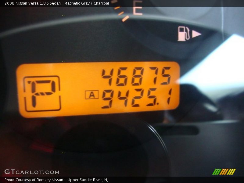 Magnetic Gray / Charcoal 2008 Nissan Versa 1.8 S Sedan