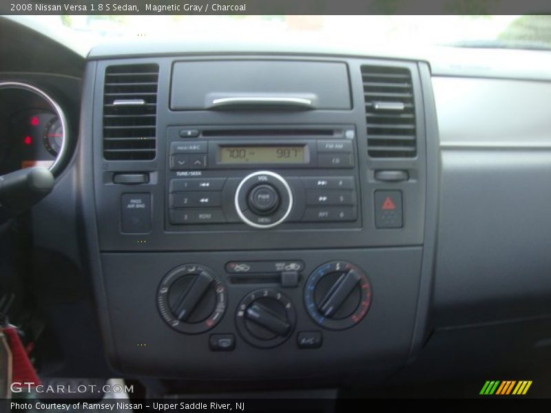 Magnetic Gray / Charcoal 2008 Nissan Versa 1.8 S Sedan