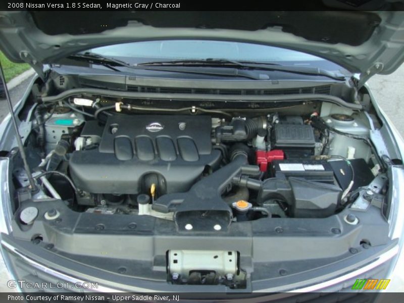 Magnetic Gray / Charcoal 2008 Nissan Versa 1.8 S Sedan