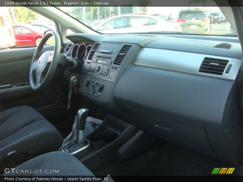 Magnetic Gray / Charcoal 2008 Nissan Versa 1.8 S Sedan
