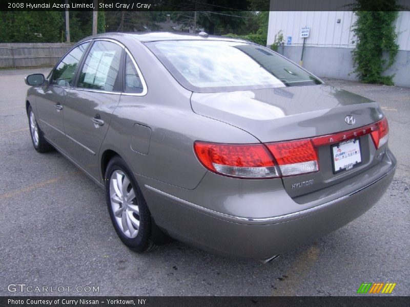 Steel Gray / Gray 2008 Hyundai Azera Limited