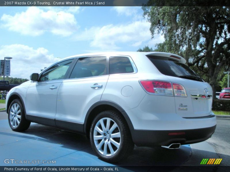 Crystal White Pearl Mica / Sand 2007 Mazda CX-9 Touring