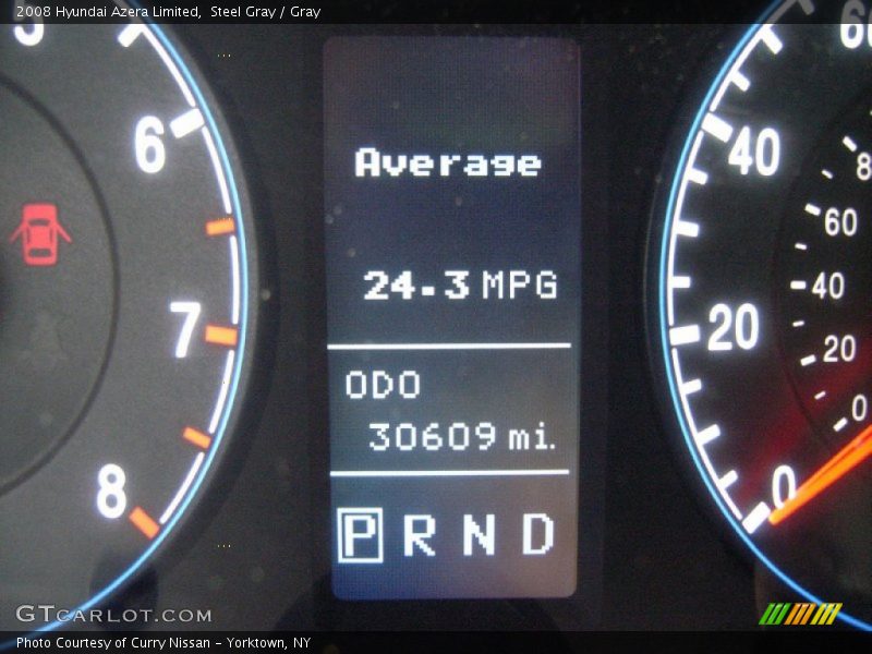 Steel Gray / Gray 2008 Hyundai Azera Limited