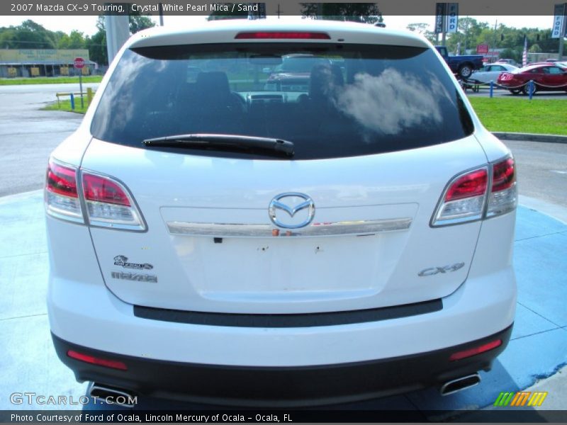 Crystal White Pearl Mica / Sand 2007 Mazda CX-9 Touring