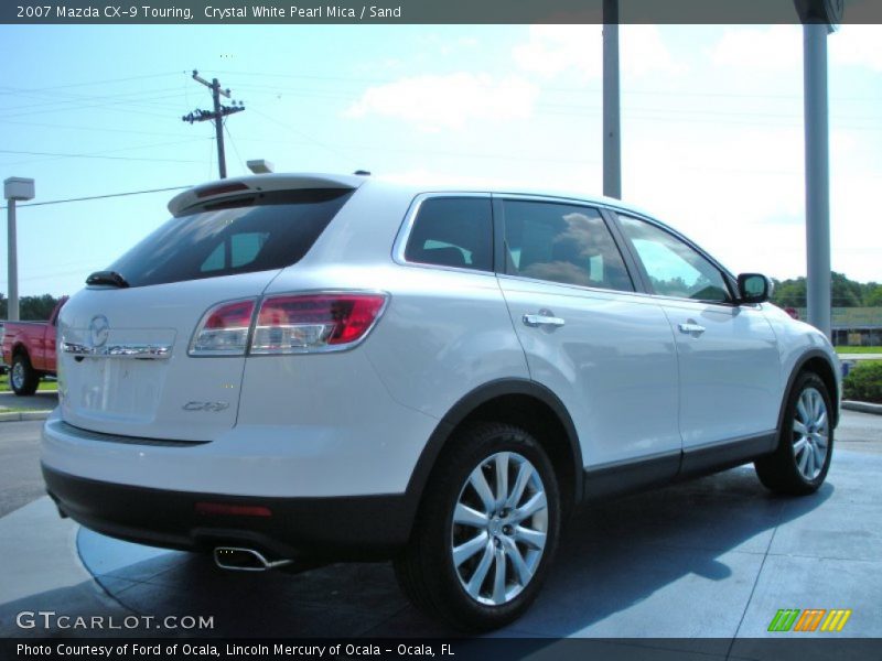 Crystal White Pearl Mica / Sand 2007 Mazda CX-9 Touring