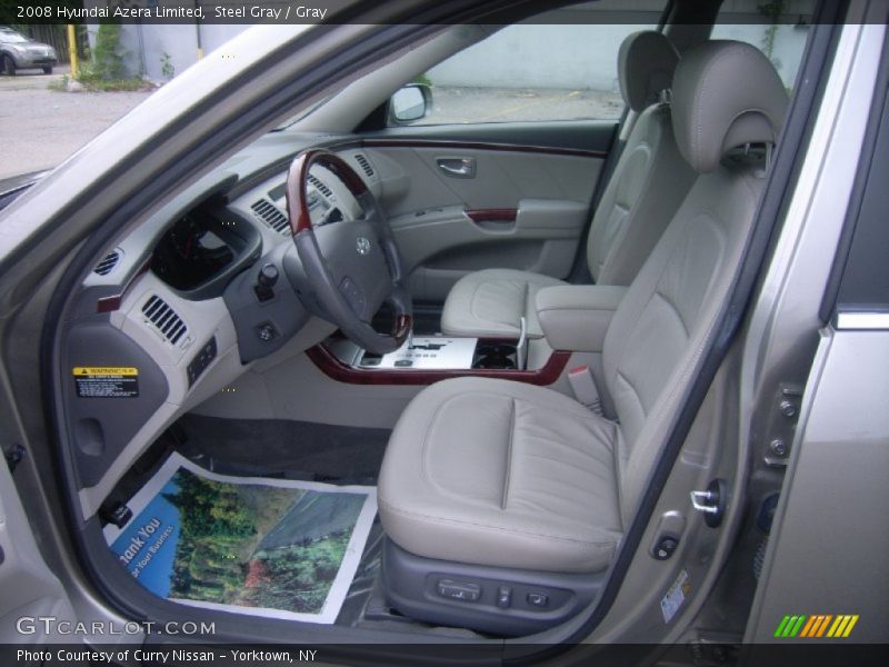 Steel Gray / Gray 2008 Hyundai Azera Limited
