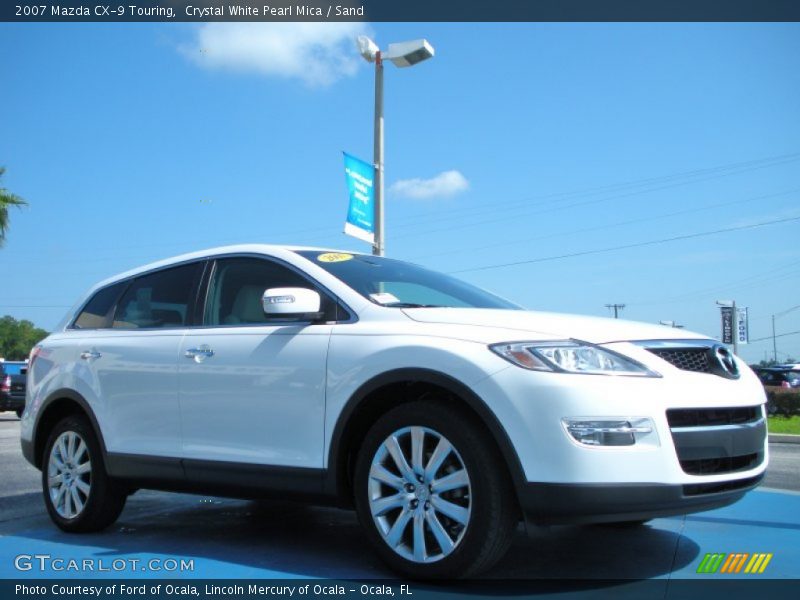 Crystal White Pearl Mica / Sand 2007 Mazda CX-9 Touring