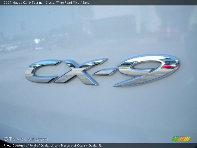 Crystal White Pearl Mica / Sand 2007 Mazda CX-9 Touring