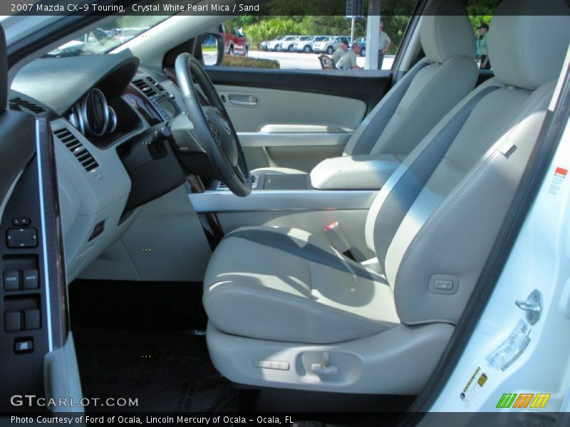 Crystal White Pearl Mica / Sand 2007 Mazda CX-9 Touring