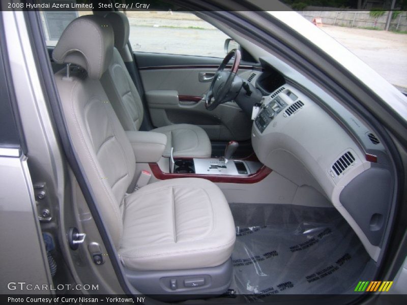 Steel Gray / Gray 2008 Hyundai Azera Limited