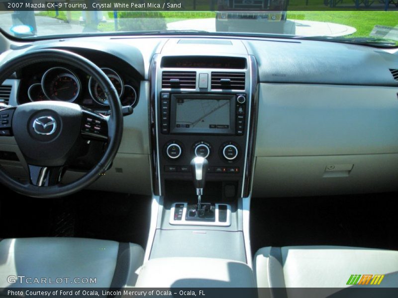 Crystal White Pearl Mica / Sand 2007 Mazda CX-9 Touring