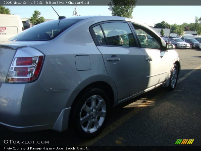 Brilliant Silver / Charcoal/Steel 2008 Nissan Sentra 2.0 SL