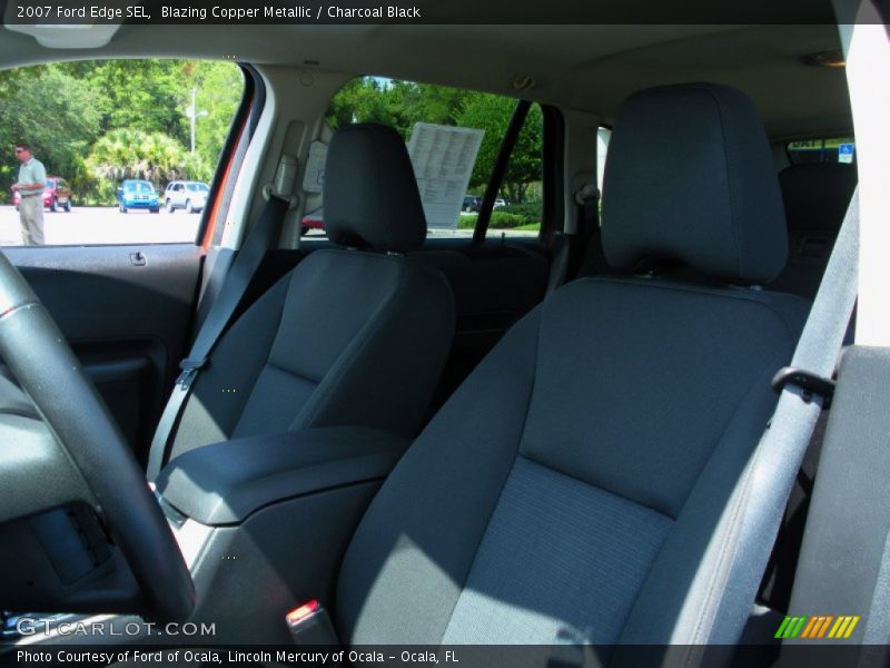 Blazing Copper Metallic / Charcoal Black 2007 Ford Edge SEL