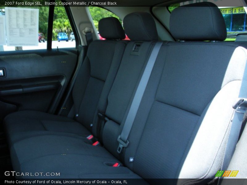 Blazing Copper Metallic / Charcoal Black 2007 Ford Edge SEL