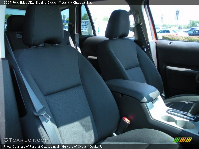 Blazing Copper Metallic / Charcoal Black 2007 Ford Edge SEL