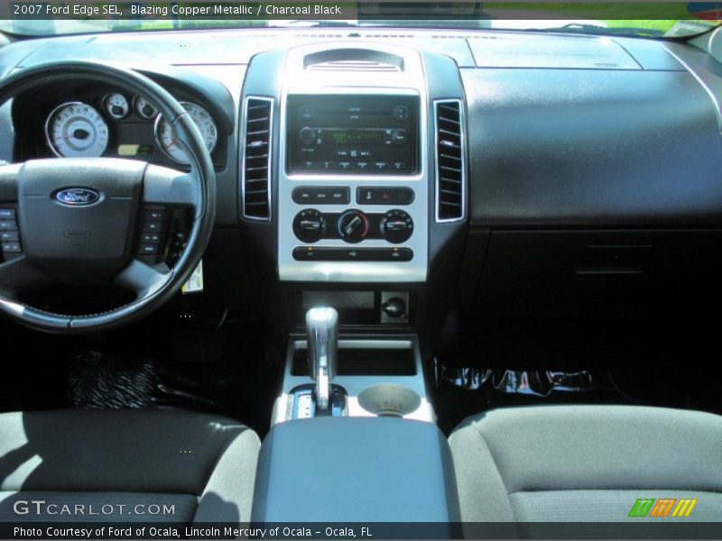 Blazing Copper Metallic / Charcoal Black 2007 Ford Edge SEL