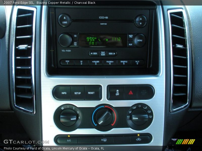 Blazing Copper Metallic / Charcoal Black 2007 Ford Edge SEL