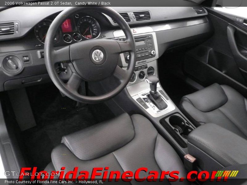 Candy White / Black 2006 Volkswagen Passat 2.0T Sedan