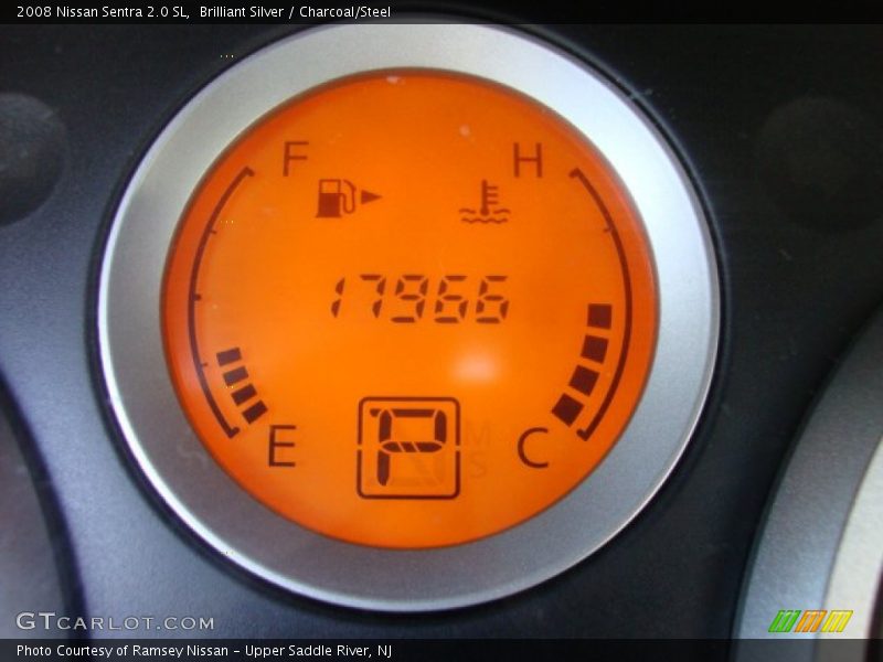Brilliant Silver / Charcoal/Steel 2008 Nissan Sentra 2.0 SL