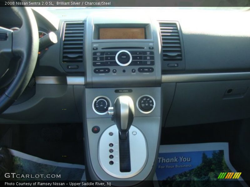 Brilliant Silver / Charcoal/Steel 2008 Nissan Sentra 2.0 SL