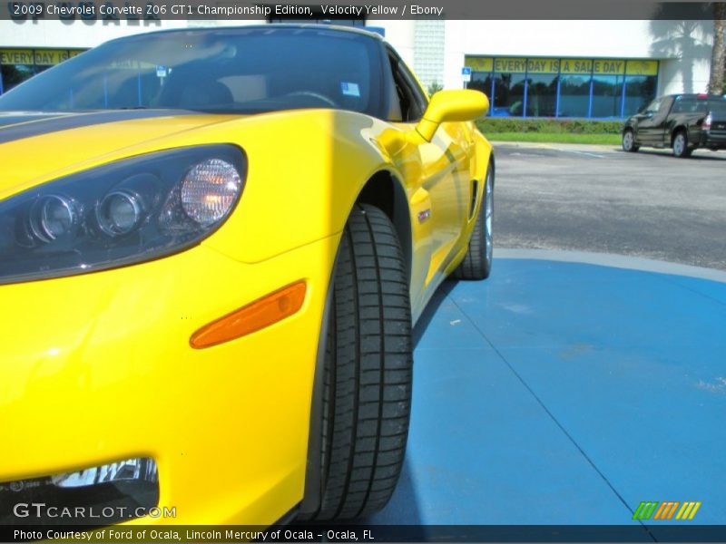 Velocity Yellow / Ebony 2009 Chevrolet Corvette Z06 GT1 Championship Edition