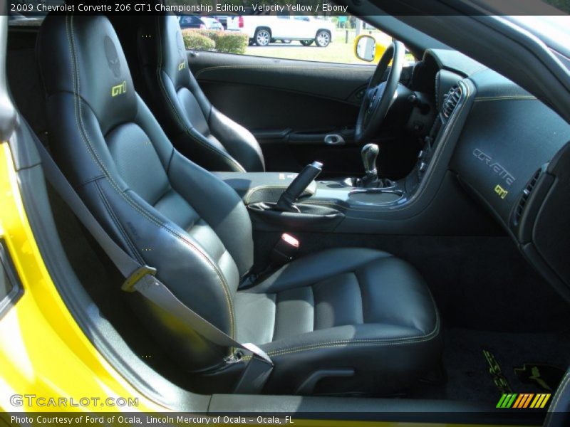  2009 Corvette Z06 GT1 Championship Edition Ebony Interior