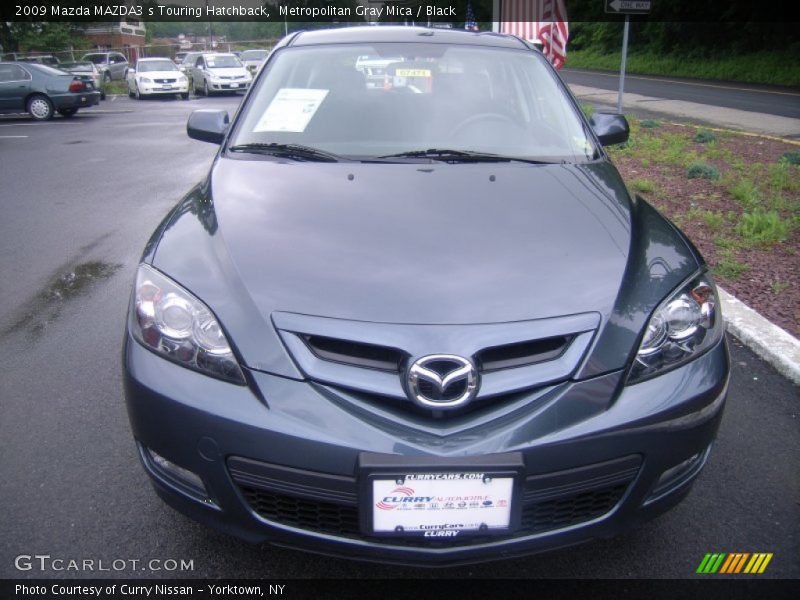 Metropolitan Gray Mica / Black 2009 Mazda MAZDA3 s Touring Hatchback