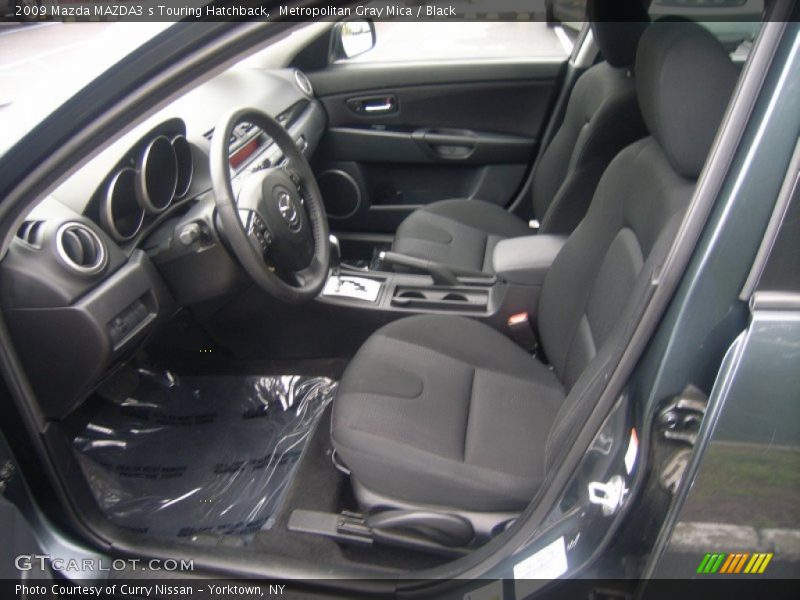  2009 MAZDA3 s Touring Hatchback Black Interior