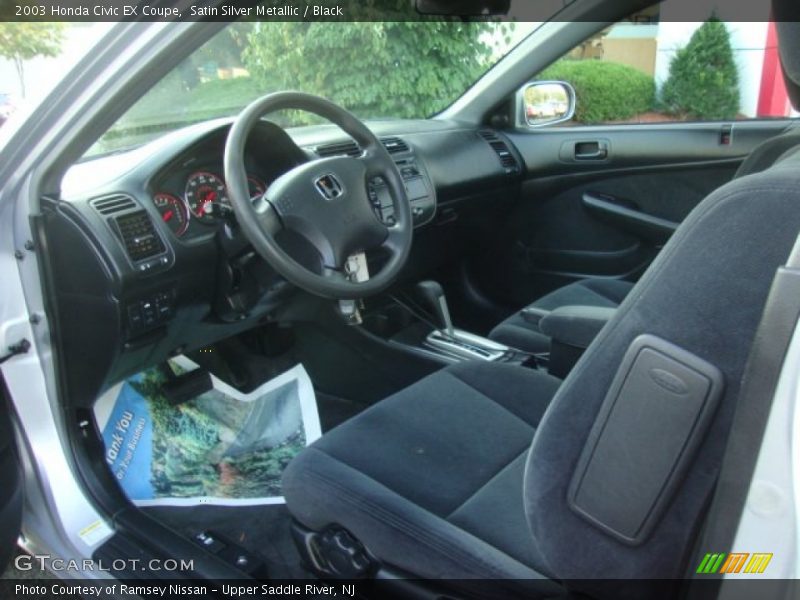  2003 Civic EX Coupe Black Interior