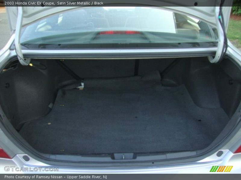 Satin Silver Metallic / Black 2003 Honda Civic EX Coupe