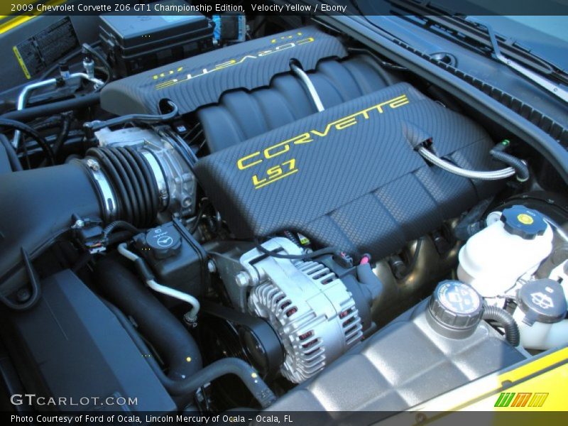  2009 Corvette Z06 GT1 Championship Edition Engine - 7.0 Liter OHV 16-Valve LS7 V8