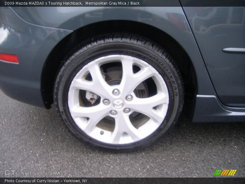 Metropolitan Gray Mica / Black 2009 Mazda MAZDA3 s Touring Hatchback