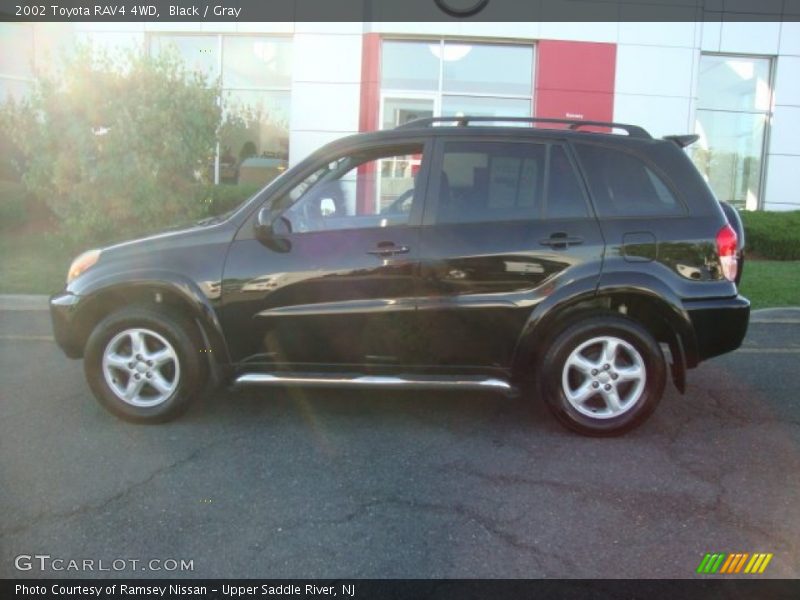 Black / Gray 2002 Toyota RAV4 4WD
